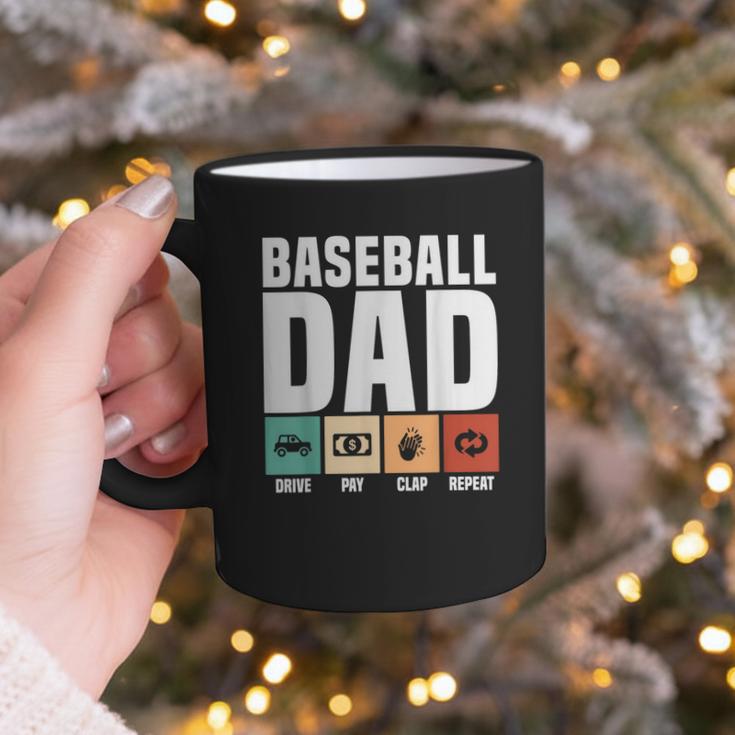 Baseball Dad Proud Little Slugger Father Humor Graphic Print Coffee Mug