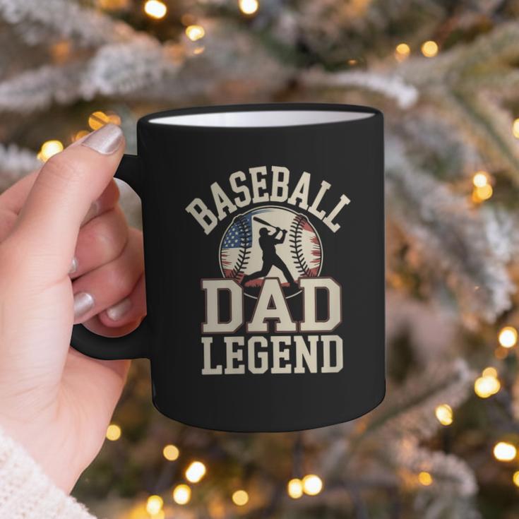 Baseball Dad Retro American Flag Style Graphic Print Coffee Mug Baseball Dad Retro American Flag Style Graphic Print Coffee Mug
