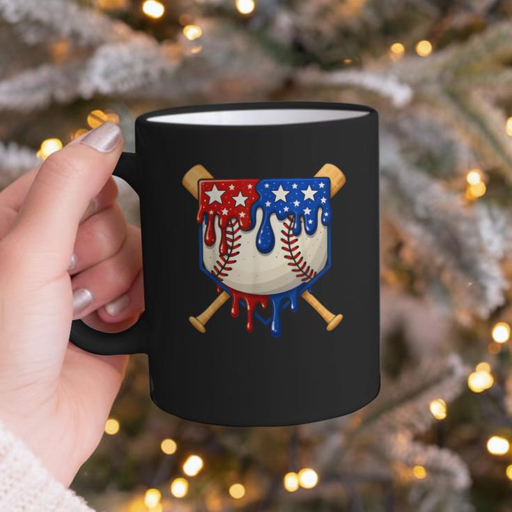 Baseball Drip American Flag Home Plate 4th Of July Patriotic Graphic Print Coffee Mug Baseball Drip American Flag Home Plate 4th Of July Patriotic Graphic Print Coffee Mug