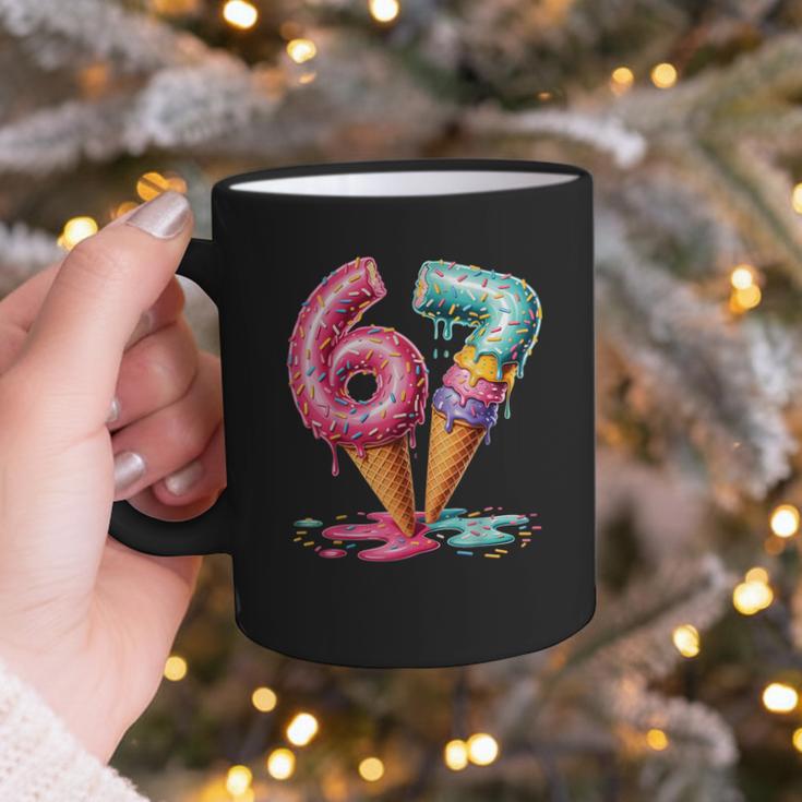 Baseball Drip Ice Cream 67 Graphic Print Coffee Mug