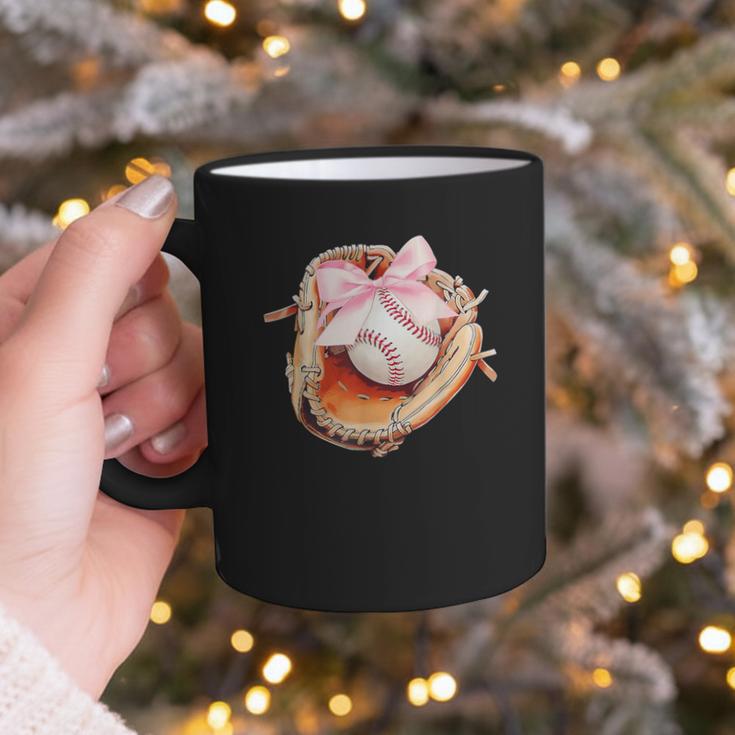 Baseball Drip Ice Cream Coquette Pink Bow Baseball Player Graphic Print Coffee Mug