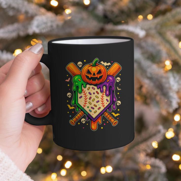 Baseball Drip Ice Cream Drip Halloween Baseball Lovers Graphic Print Coffee Mug