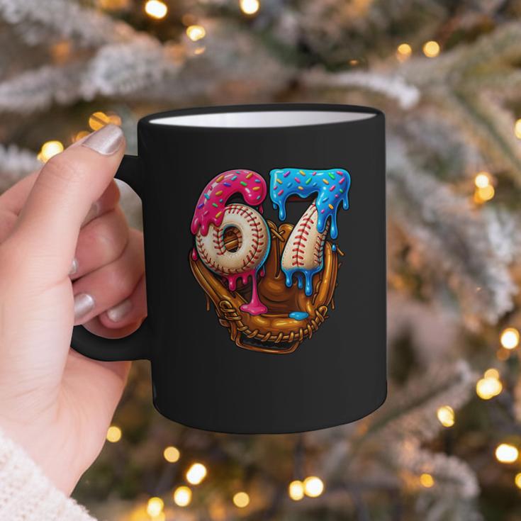 Baseball Drip Ice Cream Number 67 Player Or 67th Birthday Graphic Print Coffee Mug Baseball Drip Ice Cream Number 67 Player Or 67th Birthday Graphic Print Coffee Mug