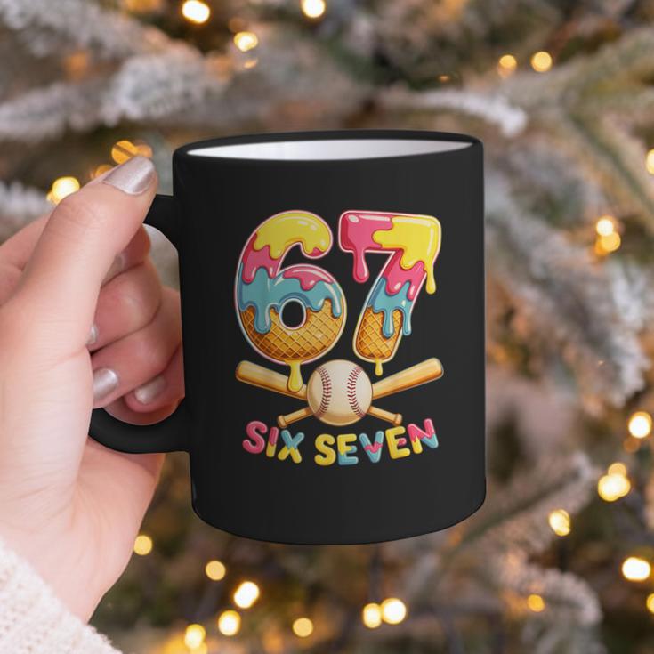 Baseball Drip Ice Cream Number 67 Player Lifestyle Graphic Print Coffee Mug Baseball Drip Ice Cream Number 67 Player Lifestyle Graphic Print Coffee Mug