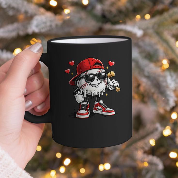 Baseball Drip Ice Cream Valentine’s Day Boys Kids Graphic Print Coffee Mug