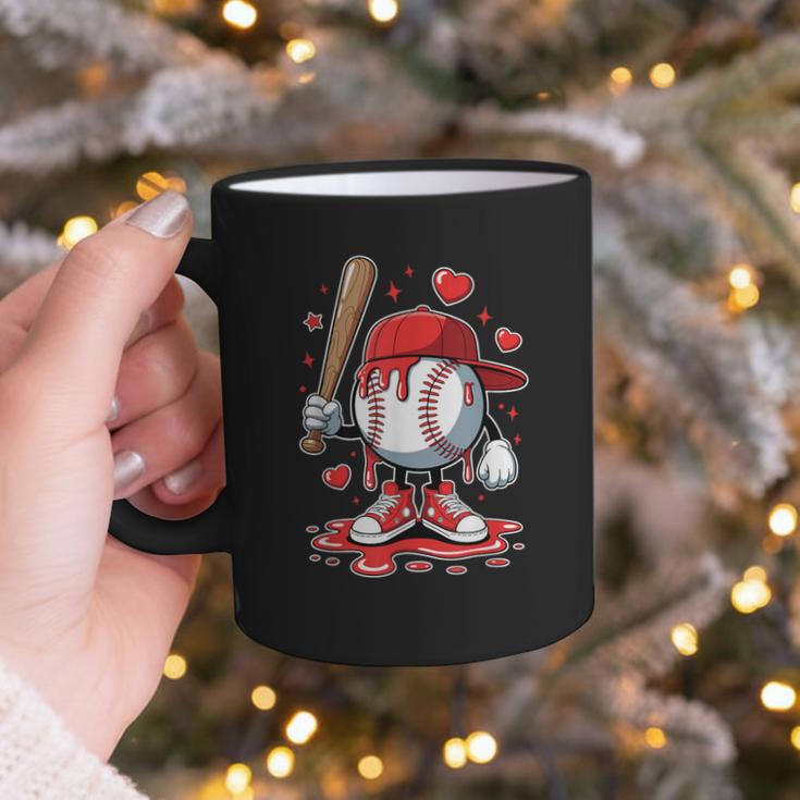 Baseball Drip Icecream Apparel Youth Boy Valentine Graphic Print Coffee Mug