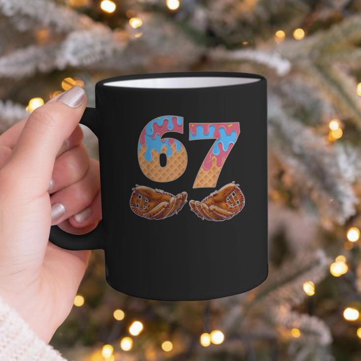 Baseball Drip Number 67 Player Six Seven Meme Graphic Print Coffee Mug Baseball Drip Number 67 Player Six Seven Meme Graphic Print Coffee Mug