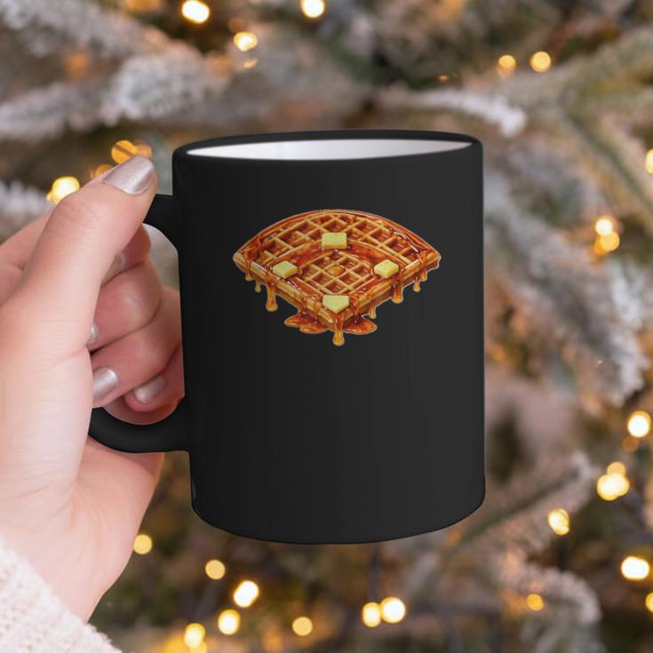 Baseball Dripping Waffle Field Graphic Print Coffee Mug