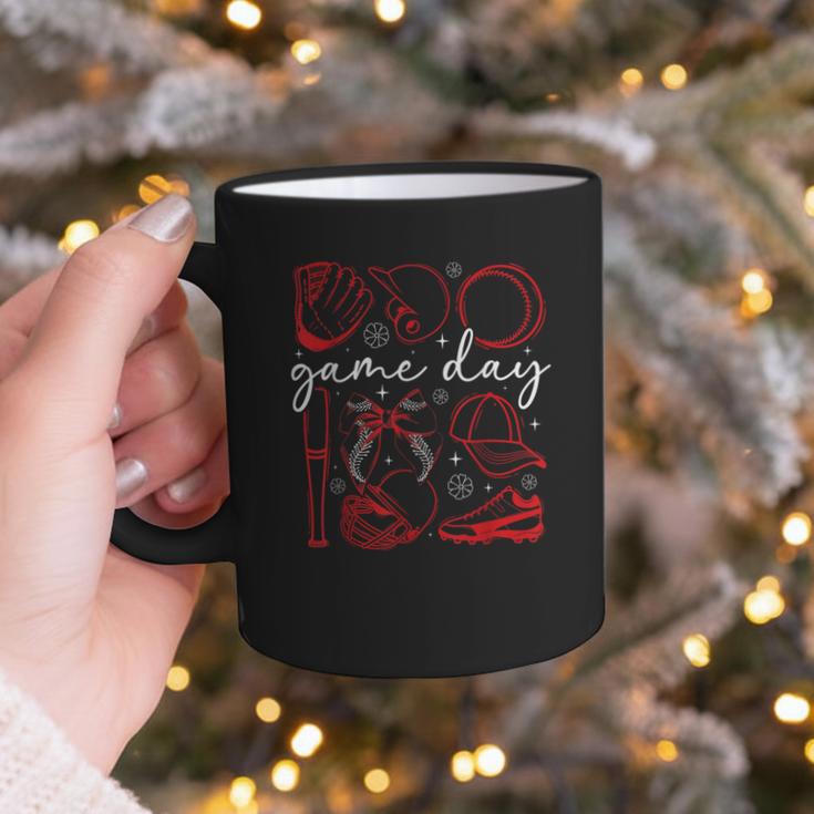 Baseball Game Day Coquette Game Day Baseball Graphic Print Coffee Mug Baseball Game Day Coquette Game Day Baseball Graphic Print Coffee Mug