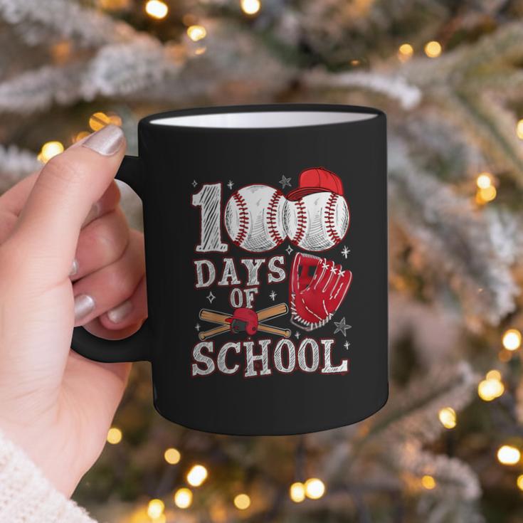 Baseball Happy 100 Days Of School Boy Girl Kid Teacher Graphic Print Coffee Mug