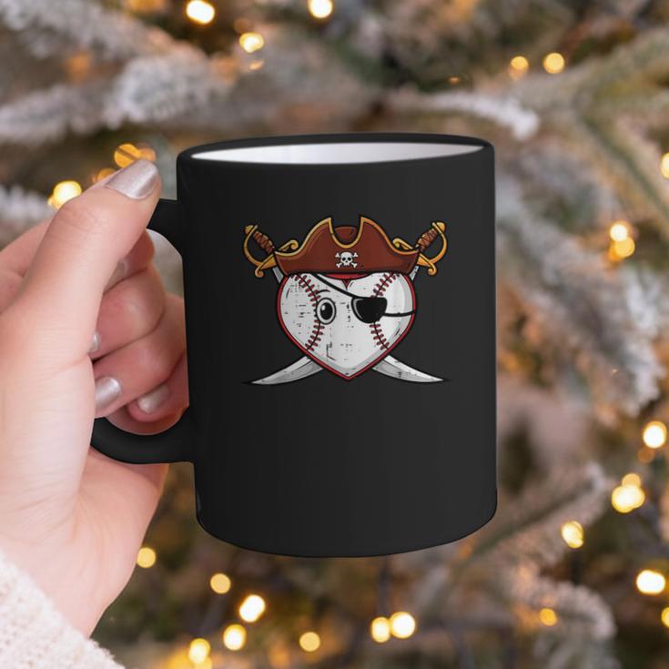 Baseball Heart Pirate Hat Crossed Swords Men Boys Kids Youth Graphic Print Coffee Mug Baseball Heart Pirate Hat Crossed Swords Men Boys Kids Youth Graphic Print Coffee Mug