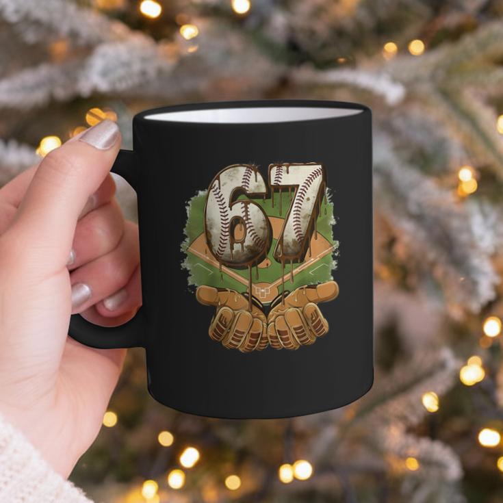 Baseball Ice Cream Drip Number 67 Playground Player 67th Graphic Print Coffee Mug Baseball Ice Cream Drip Number 67 Playground Player 67th Graphic Print Coffee Mug