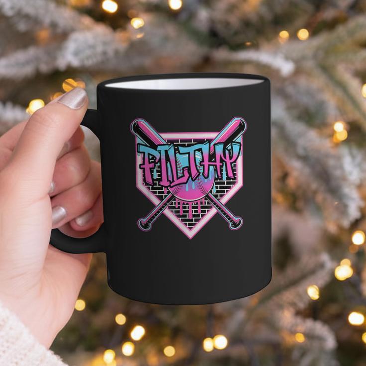 Baseball Ice Cream Drip Pitcher Filthy Graphic Print Coffee Mug Baseball Ice Cream Drip Pitcher Filthy Graphic Print Coffee Mug