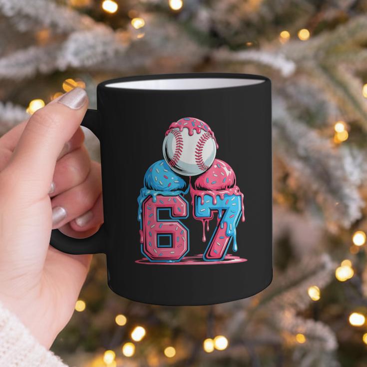 Baseball Ice Cream Drip Six Seven Gen Alpha Meme 67 Graphic Print Coffee Mug Baseball Ice Cream Drip Six Seven Gen Alpha Meme 67 Graphic Print Coffee Mug