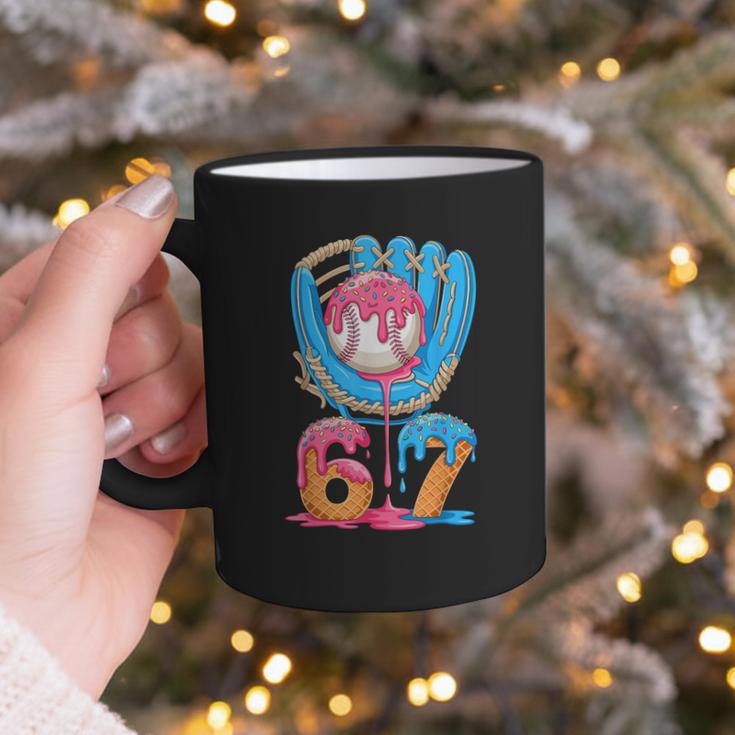 Baseball Ice Cream Drip Six Seven Gen Alpha Slang Meme 67 Graphic Print Coffee Mug Baseball Ice Cream Drip Six Seven Gen Alpha Slang Meme 67 Graphic Print Coffee Mug