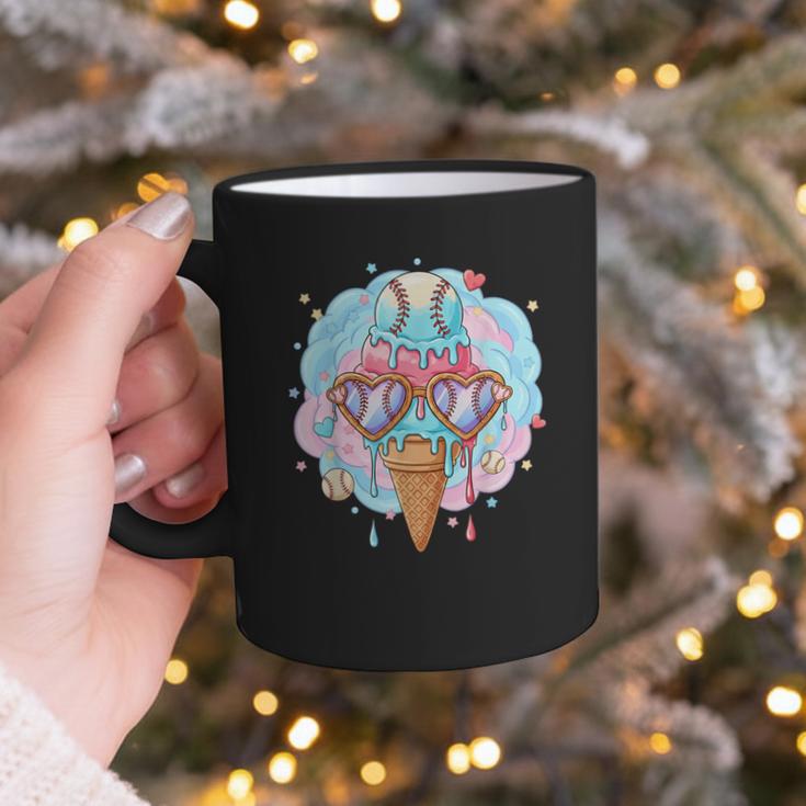 Baseball Ice Cream Heart Sunglasses Youth Boys Valentine Graphic Print Coffee Mug Baseball Ice Cream Heart Sunglasses Youth Boys Valentine Graphic Print Coffee Mug