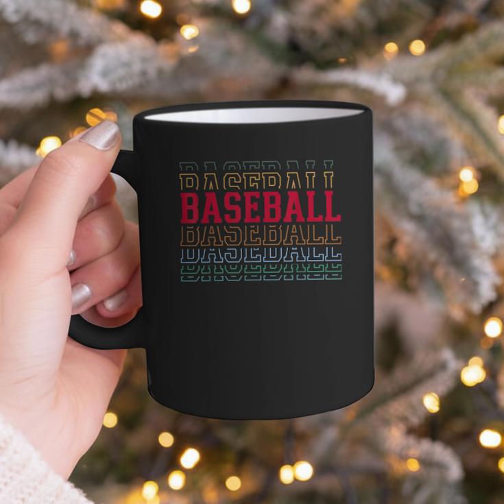 Baseball Layered Text Team Player Coach Youth Graphic Print Coffee Mug Baseball Layered Text Team Player Coach Youth Graphic Print Coffee Mug