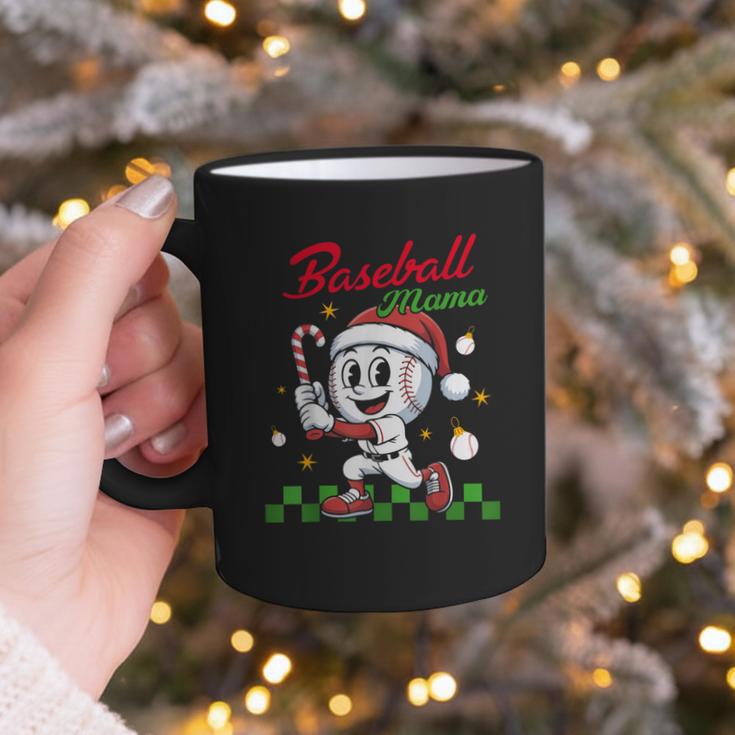 Baseball Mama Christmas Santa Hat Xmas Softball Mom Graphic Print Coffee Mug Baseball Mama Christmas Santa Hat Xmas Softball Mom Graphic Print Coffee Mug