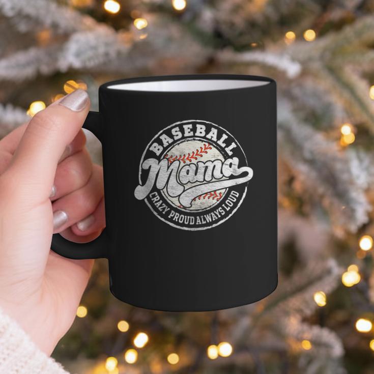 Baseball Mama Baseball Mom Matching Family Crazy Proud Graphic Print Coffee Mug