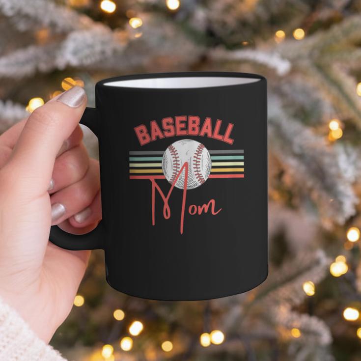 BASEBALL MOM Fun RETRO LOOK Graphic Print Coffee Mug