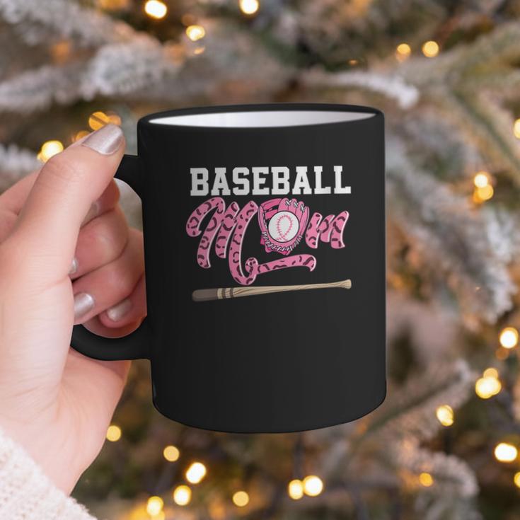 Baseball Mom Pink Ribbon Breast Cancer Awareness Fighters Graphic Print Coffee Mug
