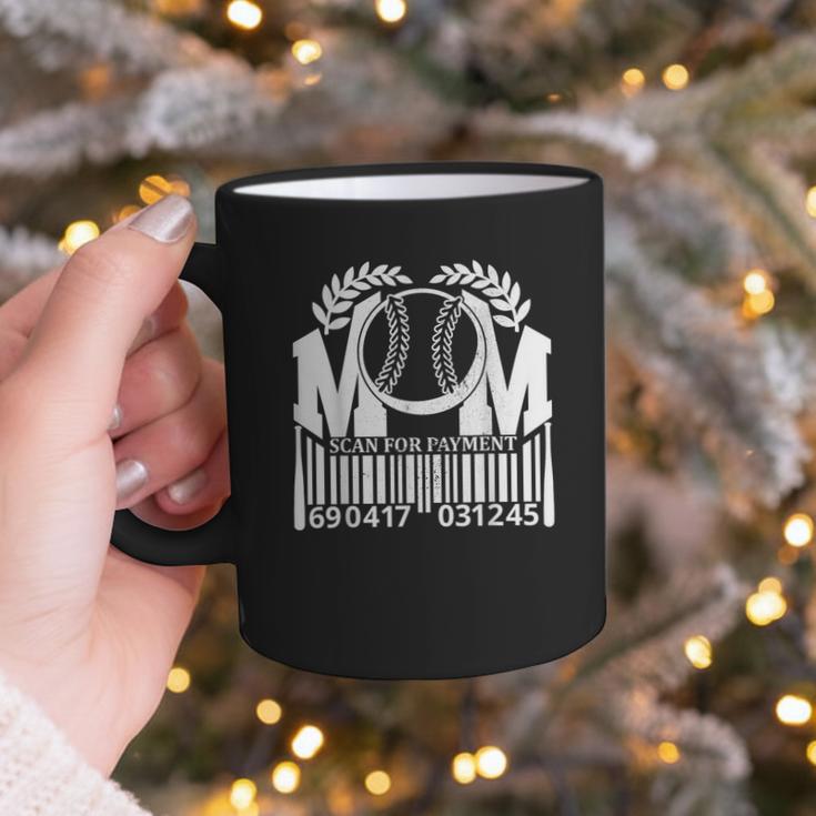 Baseball Mom Scan For Payment Sporty Humor Graphic Print Coffee Mug Baseball Mom Scan For Payment Sporty Humor Graphic Print Coffee Mug