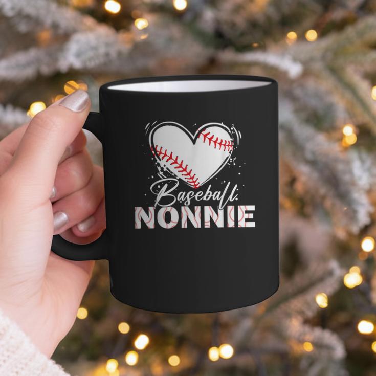 Baseball Nonnie Baseball Heart Graphic Print Coffee Mug