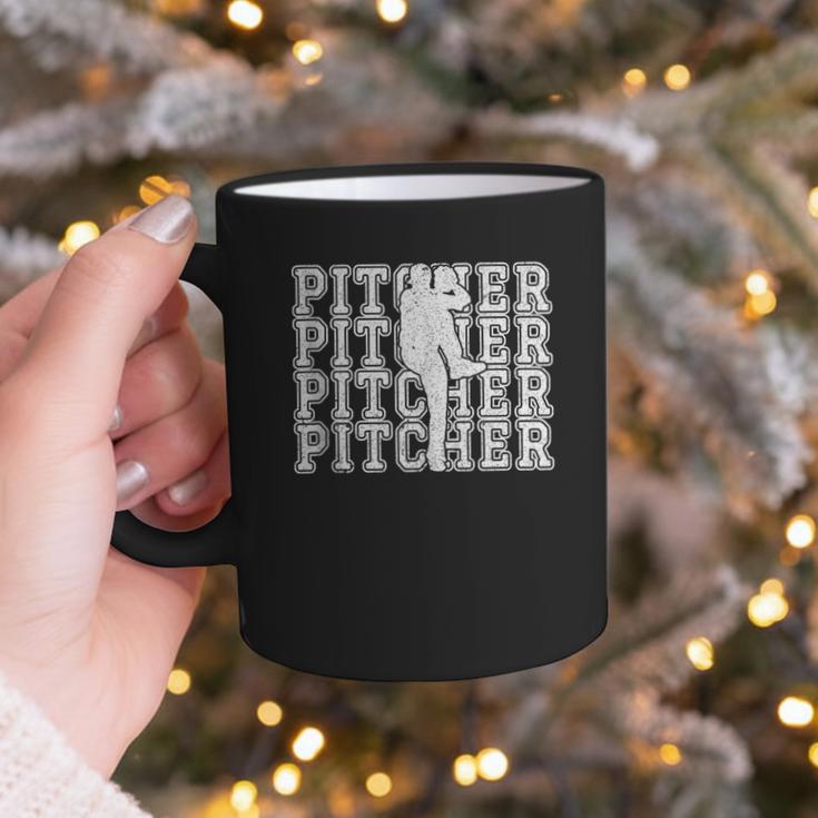 Baseball Pitcher Player Team Sport Lover Family Friends Fans Graphic Print Coffee Mug