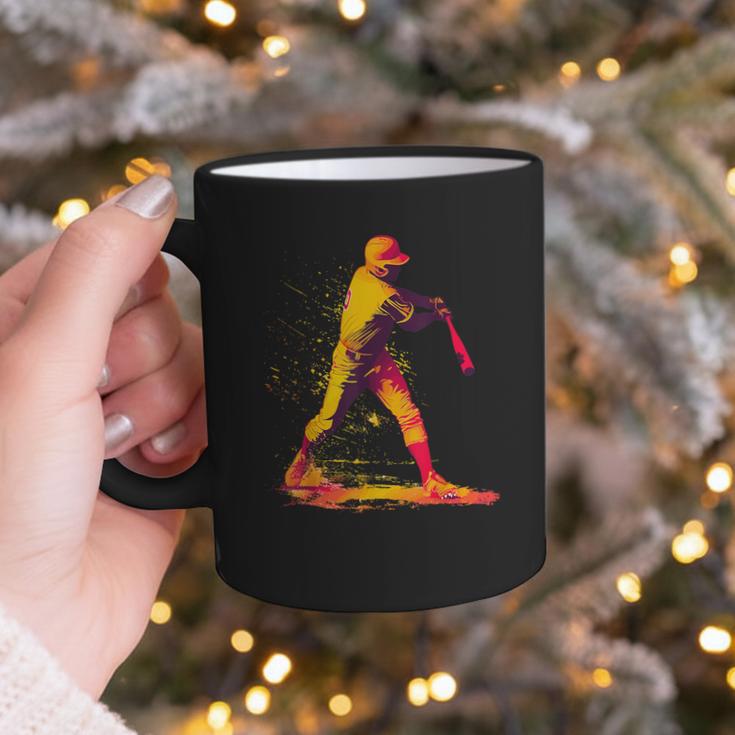 Baseball Player Graphic Print Coffee Mug Baseball Player Graphic Print Coffee Mug