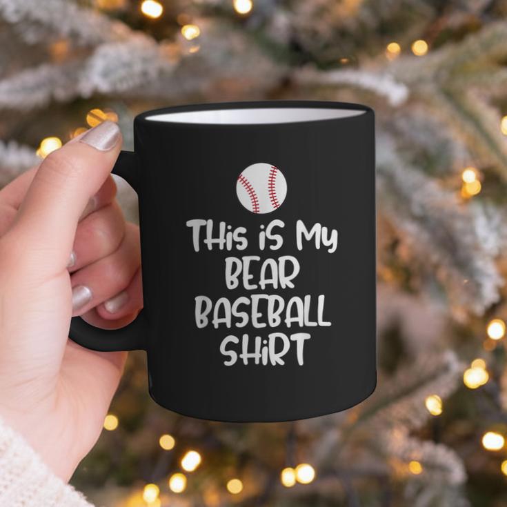 Bear Baseball Shirt For Players Fans And Moms Graphic Print Coffee Mug Bear Baseball Shirt For Players Fans And Moms Graphic Print Coffee Mug