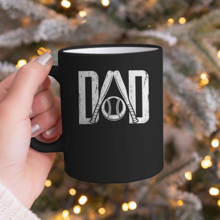 Best Baseball Dad Ever Vintage Clothing Baseball Father Day Graphic Print Coffee Mug