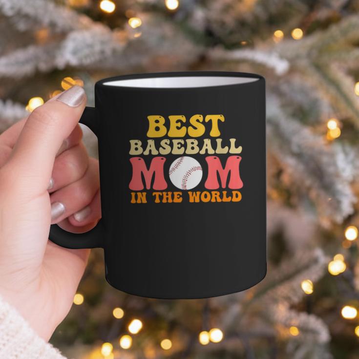 Best Baseball Mom In The World Baseball Graphic Print Coffee Mug