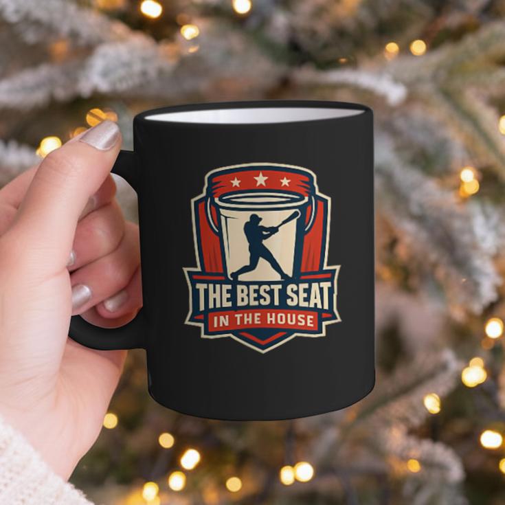 The Best Seat In The House Bucket Dad Baseball Dad Graphic Print Coffee Mug The Best Seat In The House Bucket Dad Baseball Dad Graphic Print Coffee Mug
