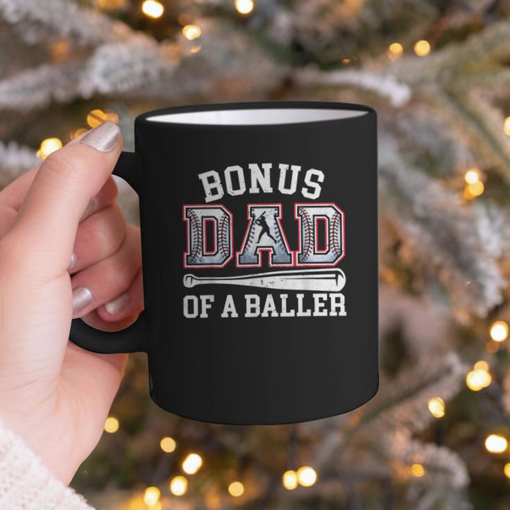 Bonus Dad Shirt Baseball Dad Fathers Day Graphic Print Coffee Mug