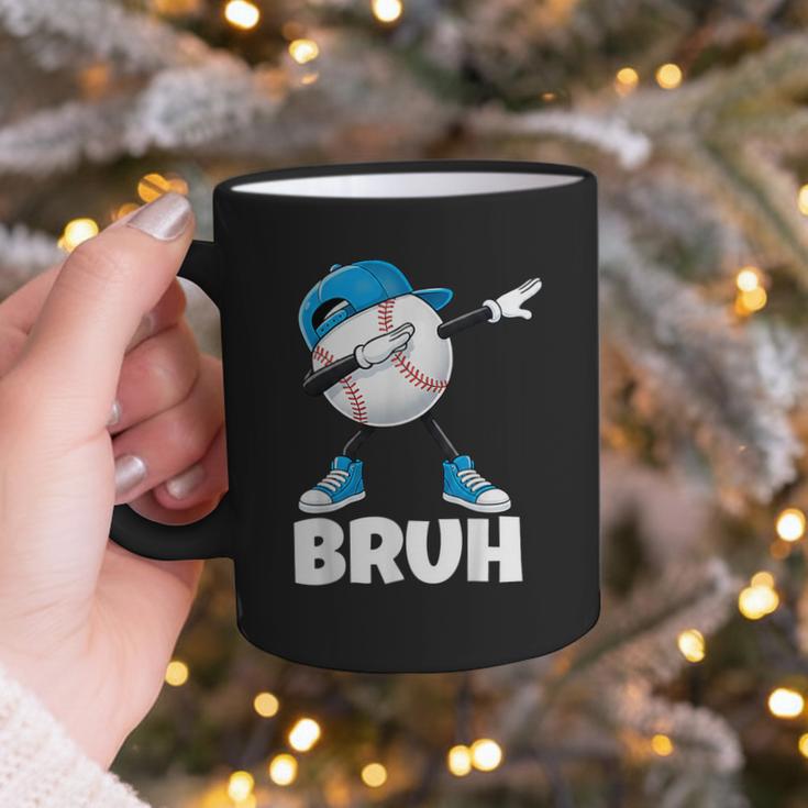 Boys Baseball Graphic Tee Teen Apparel Cute Meme Bruh Graphic Print Coffee Mug