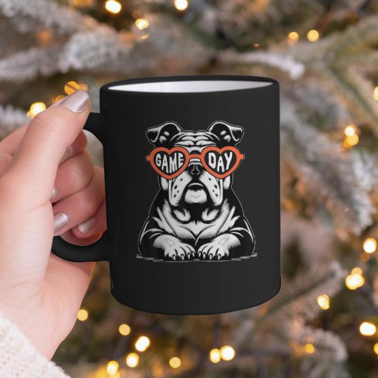 Bulldog Mascot Sports Fan Football Basketball Baseball Graphic Print Coffee Mug Bulldog Mascot Sports Fan Football Basketball Baseball Graphic Print Coffee Mug