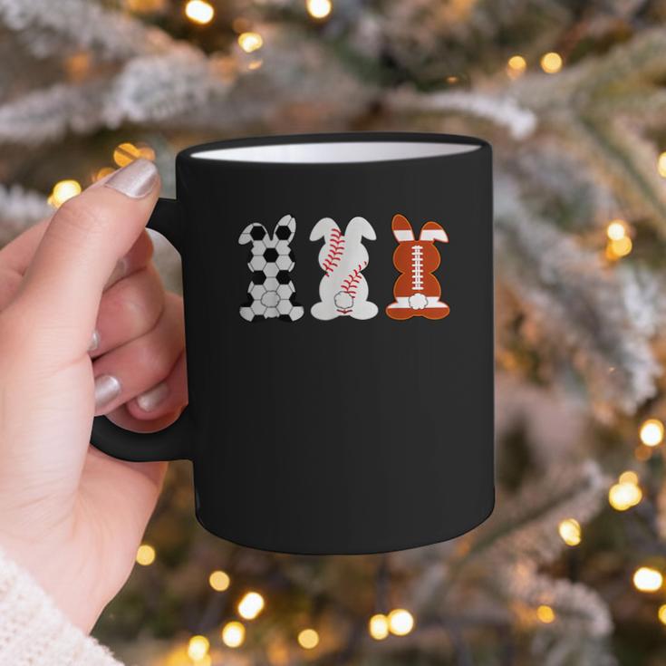 Bunny Football Baseball Sport Easter Day Graphic Print Coffee Mug