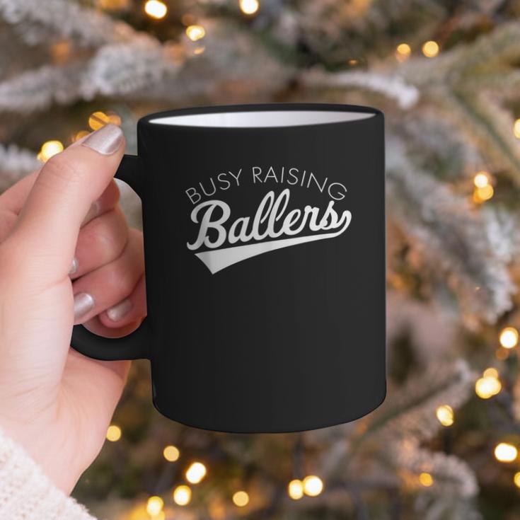 Busy Raising Ballers Baseball Mom & Parent Sports Graphic Print Coffee Mug Busy Raising Ballers Baseball Mom & Parent Sports Graphic Print Coffee Mug