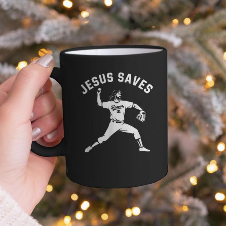 Christian Jesus Saves Baseball Pitcher Heaven 01 Sports Graphic Print Coffee Mug Christian Jesus Saves Baseball Pitcher Heaven 01 Sports Graphic Print Coffee Mug