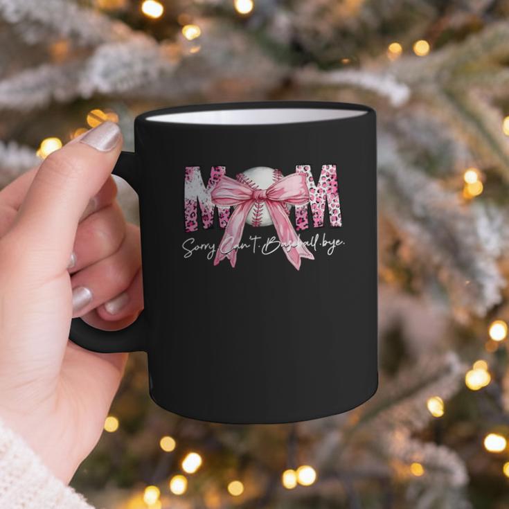 Coquette Baseball Mom Sorry Can't Baseball Bye Mother's Day Graphic Print Coffee Mug Coquette Baseball Mom Sorry Can't Baseball Bye Mother's Day Graphic Print Coffee Mug