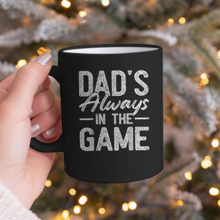 Dad Baseball For Men Baseball Dad's Always In The Game Graphic Print Coffee Mug