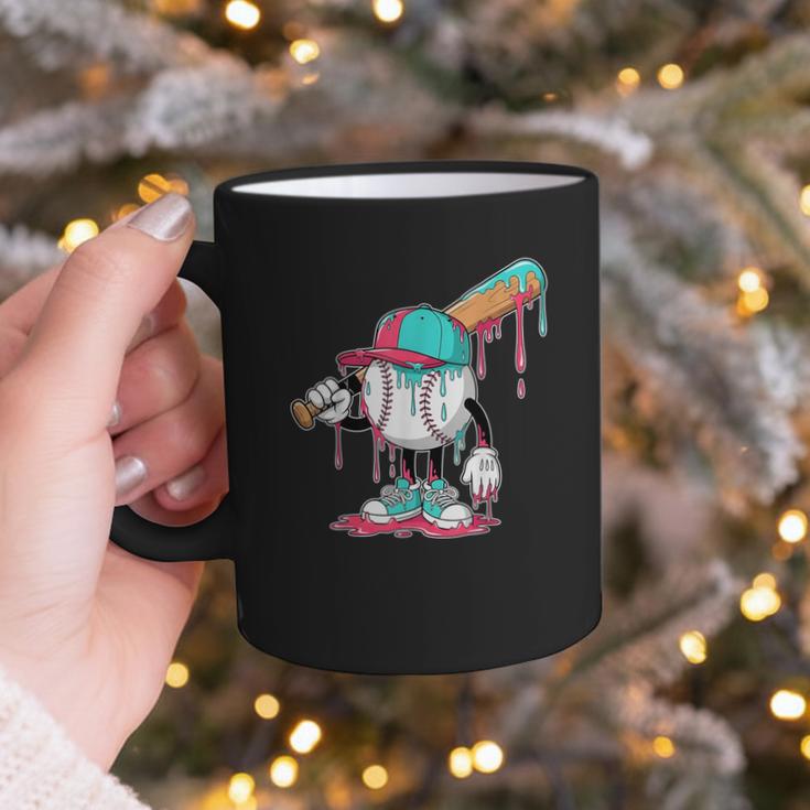 Drip Baseball For Boys Ice Cream Drip Youth Boys Sprinkles Graphic Print Coffee Mug