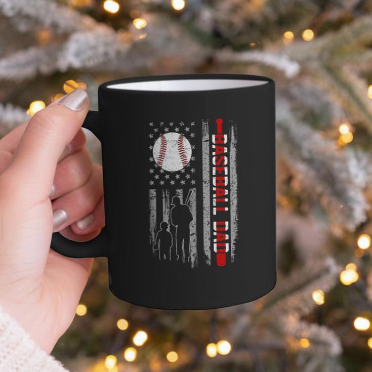 Father's Day USA Flag Patriotic Baseball Dad Graphic Print Coffee Mug Father's Day USA Flag Patriotic Baseball Dad Graphic Print Coffee Mug