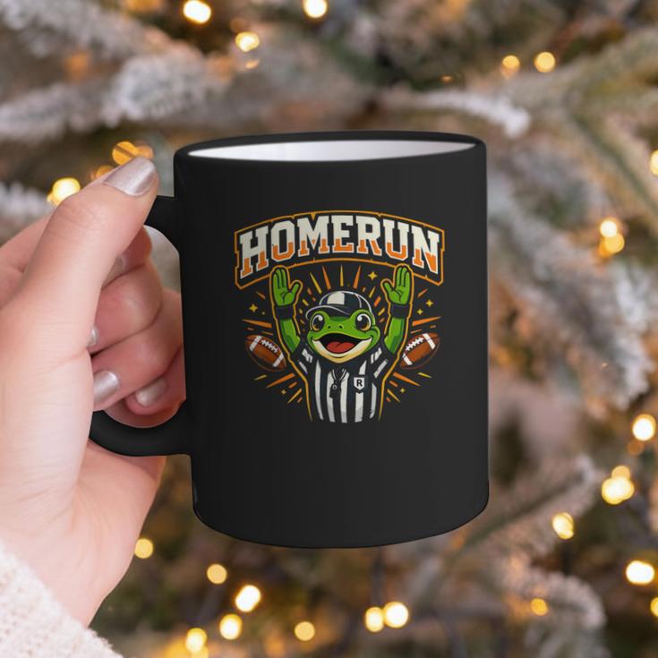 Football Referee Touchdown Baseball Homerun Frog Graphic Print Coffee Mug Football Referee Touchdown Baseball Homerun Frog Graphic Print Coffee Mug