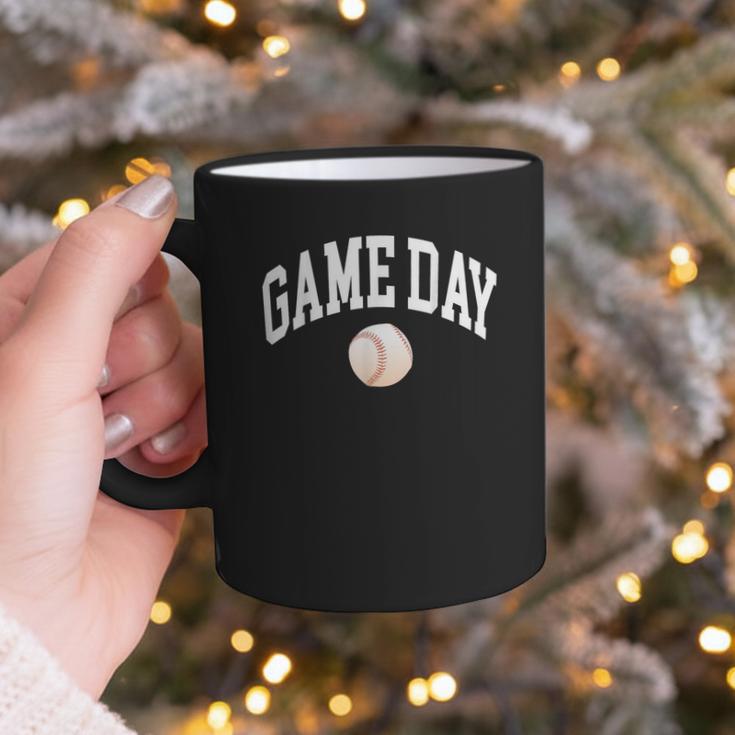 Game Day Baseball Player And Fan Graphic Graphic Print Coffee Mug