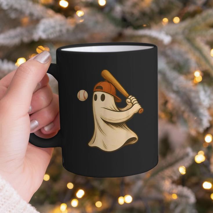 Ghost Baseball Halloween Costume Men Boys Kids Graphic Print Coffee Mug