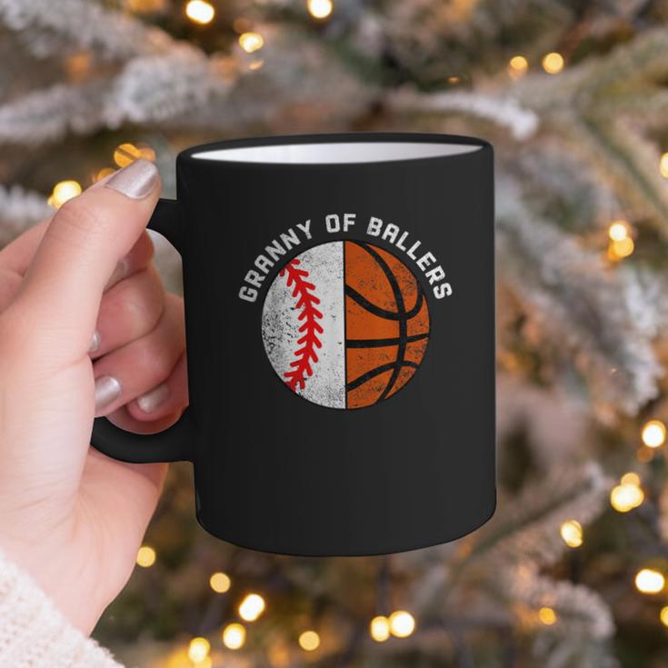 Granny Of Ballers Baseball Basketball Grandma Granny Graphic Print Coffee Mug