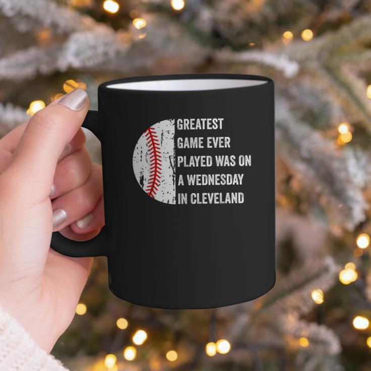 Greatest Game Ever Played Was In Cleveland 2016 Baseball Graphic Print Coffee Mug