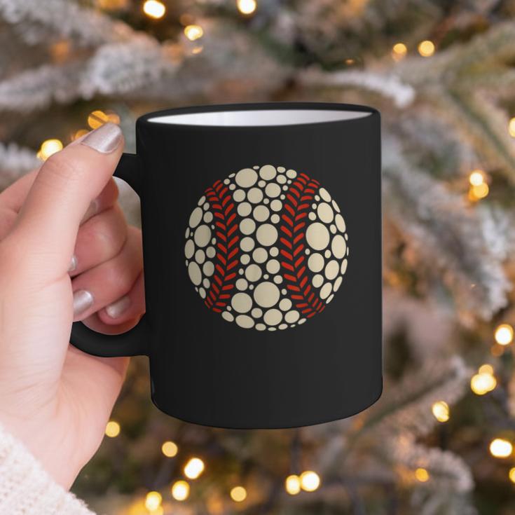 Happy Dot Day Baseball Colorful Polka Dots Boy And Youth Graphic Print Coffee Mug