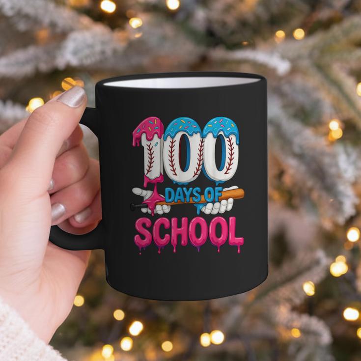 HUGvyn 100 Days Of School Baseball Ice Cream Teacher Student Graphic Print Coffee Mug HUGvyn 100 Days Of School Baseball Ice Cream Teacher Student Graphic Print Coffee Mug
